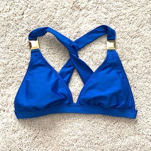 Gianni Bini blue bikini top